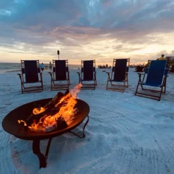 bonfire at beach